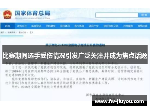 比赛期间选手受伤情况引发广泛关注并成为焦点话题