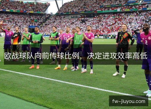 欧战球队向前传球比例，决定进攻效率高低